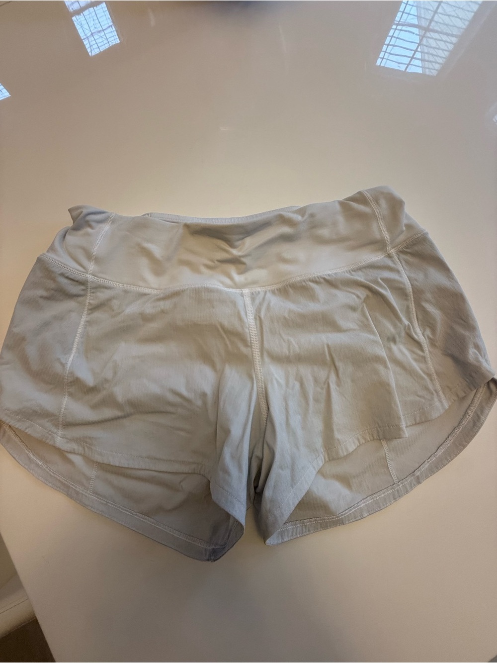 lululemon Speed Up Shorts Light Gray Women's Athletic Shorts